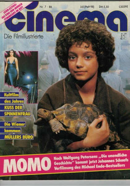 Cinema Zeitschrift, Heft Nr. 098, Juli 1986, Momo, Kuss der Spinnenfrau