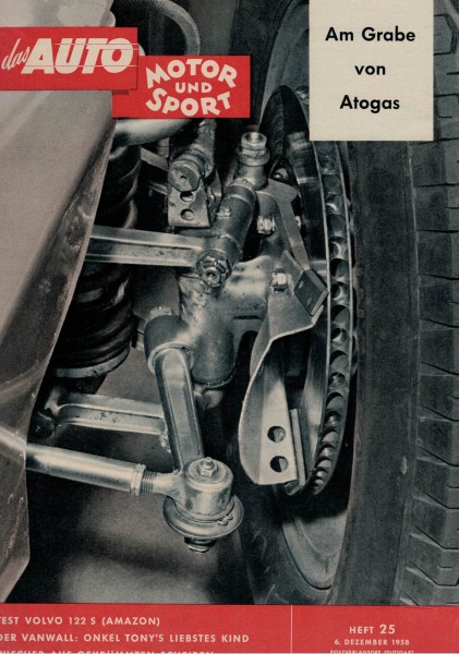 Auto Motor und Sport 1958 Heft 25 - 06.12.1958 - Volvo 122 S (Amazon)