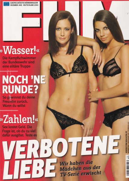 FHM - FOR HIM MAGAZINE - 2005-12 Dezember - Yvonne Burbach, Claudia Hiersche, Lilli Holunder