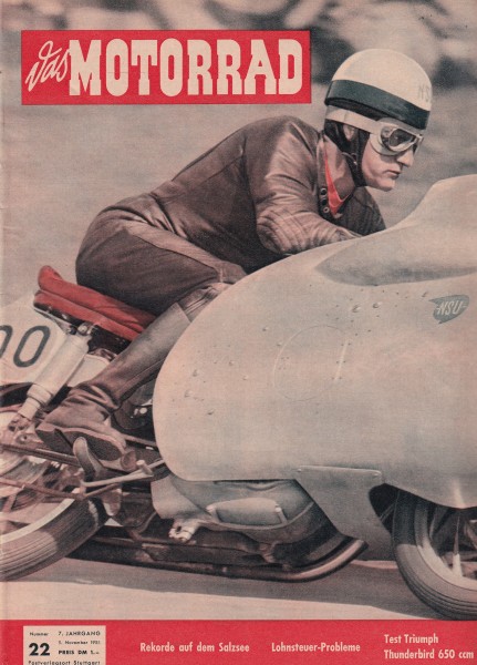 Das Motorrad - 1955 - Heft 22 - Triumph Thunderbird 650 ccm
