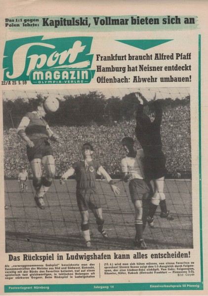 Sport Magazin - 1959 22 A - 25.05.1959