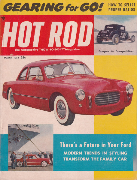 Hot Road Magazine - 1954 March