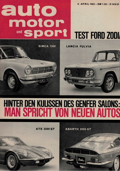 Auto Motor und Sport 1963 Heft 07-06.04.1963