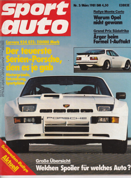 sport auto - 1981 März