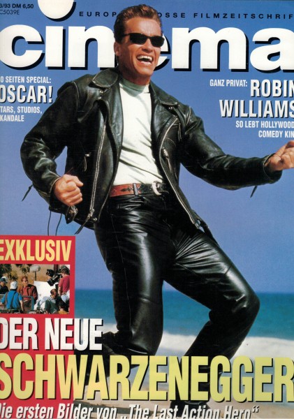 Cinema Zeitschrift, Heft Nr. 178 März 1993, Robin Williams, Arnold Schwarzenegger, The Last Action H