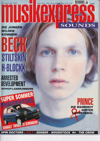 Musik Express Sounds - 1994 August - Prince, Spin Doctors, Ice-T, Senser, The Crow