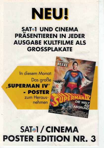 Cinema Poster Edition Nr. 03 - Superman IV