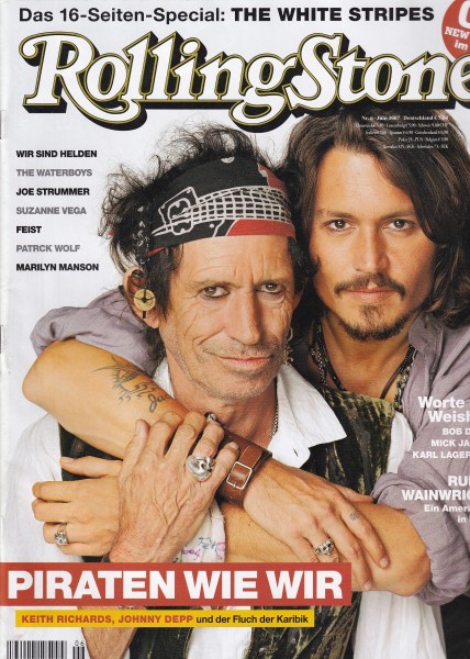 Rolling Stone 2007-06 Juni - Ausgabe 152 - The White Stripes, Wir sind Helden - mit CD