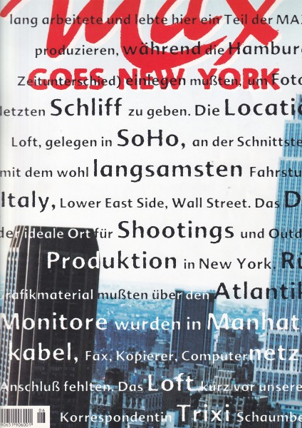 Max - Das Lifestyle-Magazin, 1995-06, New York