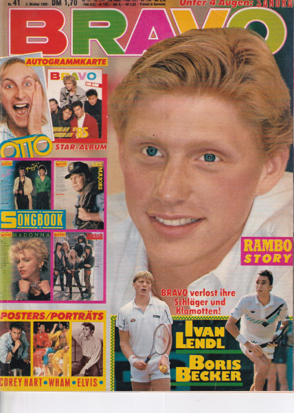 Bravo - 1985 Nr. 41 - 03.10.1985 - Robby Bauer, Eurythmics, Bruce Springsteen, Marc Almond,