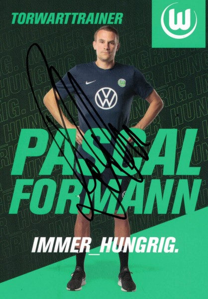 Autogrammkarte - VfL Wolfsburg - Pascal Formann (Torwarttrainer) - Original Signatur