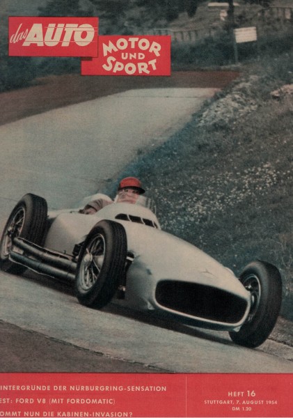 Auto Motor und Sport 1954 Heft 16 - 07.08.1954 - Ford V8 (mit Fordomatic)