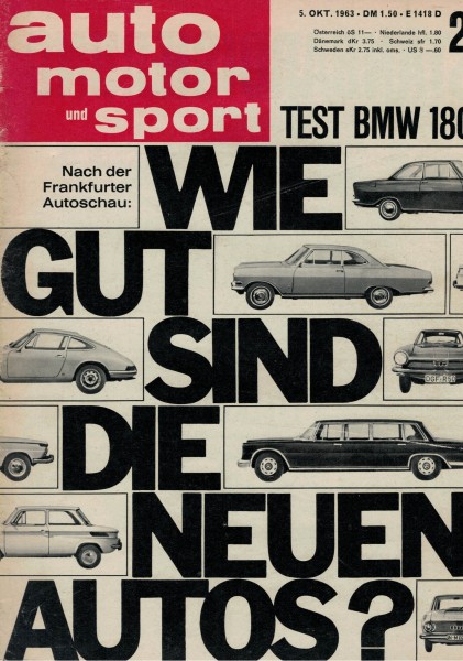 Auto Motor und Sport 1963 Heft 20-05.10.1963