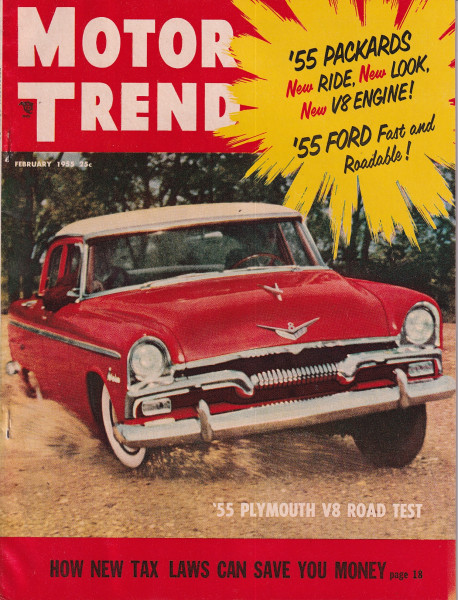 Motor Trend - 1955 February