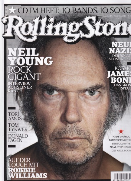 Rolling Stone 2012-11 November - Ausgabe 217 - Neil Young, Tori Amos, James Bond - mit CD
