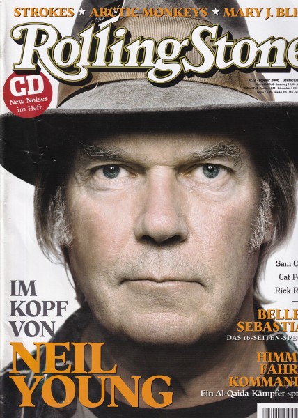 Rolling Stone 2006-02 Februar - Ausgabe 136 - Neil Young, Strokes, Arctic Monkeys - mit CD