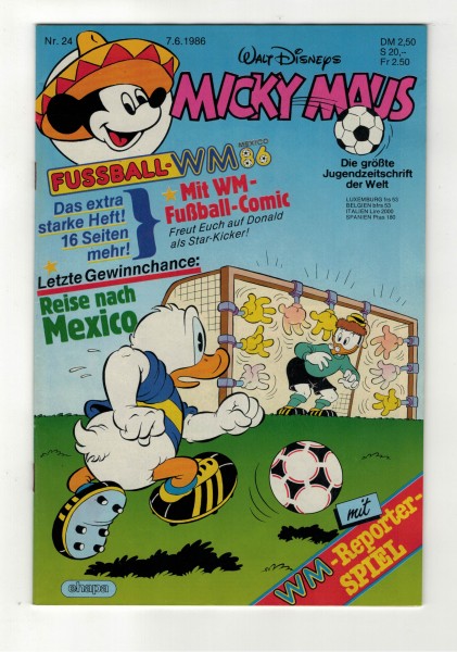 Micky Maus 1986 Nr. 24 / 07.06.1986