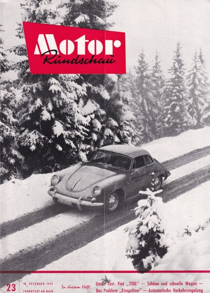 Motor Rundschau 1959 Heft 23 - 10.12.1959 - Fiat 2100