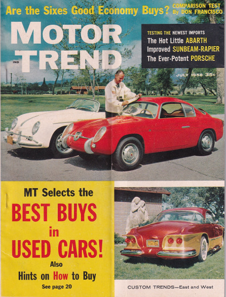 Motor Trend - 1958 July