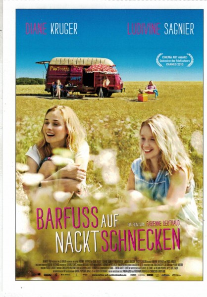 Cinema Filmkarte "Barfuß auf Nacktschnecken"