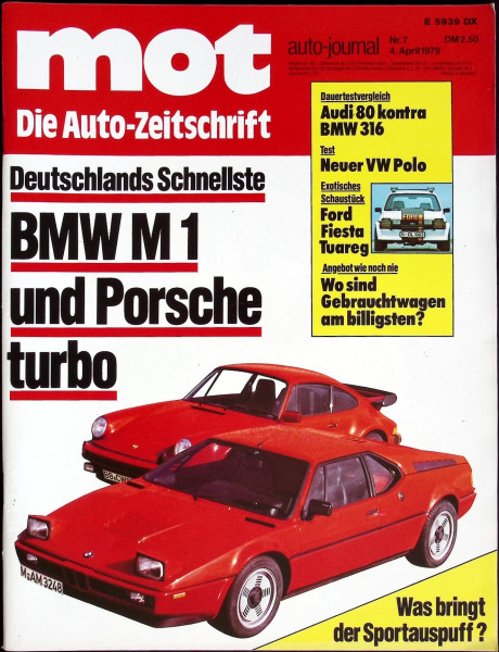 mot auto-journal - Die Auto-Zeitschrift - 1979 - Nr. 7 - 04.04.1979