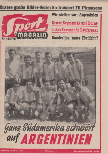 Sport Magazin - 1957 43 B - 24.10.1957