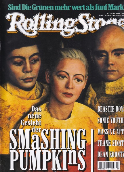 Rolling Stone 1998-07 Juli - Ausgabe 45 - Smashing Pumpkins, Beastie Boys, Sonic Youth - mit CD