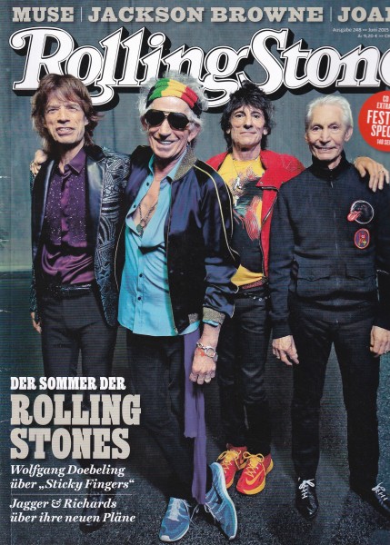 Rolling Stone 2015-06 Juni - Ausgabe 248 - Rolling Stones, Muse, Joan - mit CD