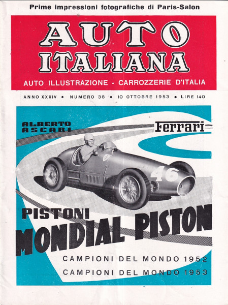 Auto Italiana - 1953 - Nr. 38