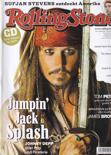 Rolling Stone 2006-08 August - Ausgabe 142 - Tom Petty, Sufjan Stevens, James Brown - mit CD