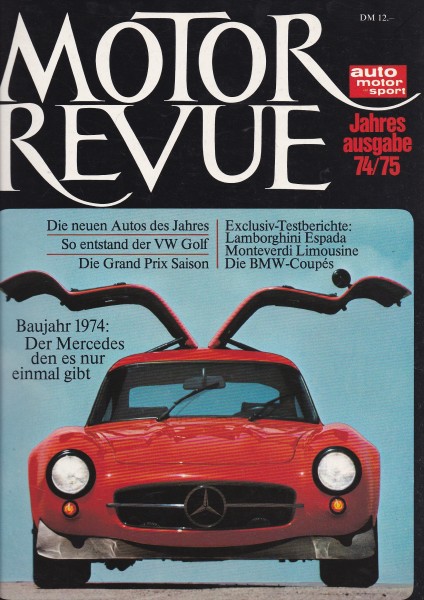 Motor Revue - 1974/75 - Jahresausgabe