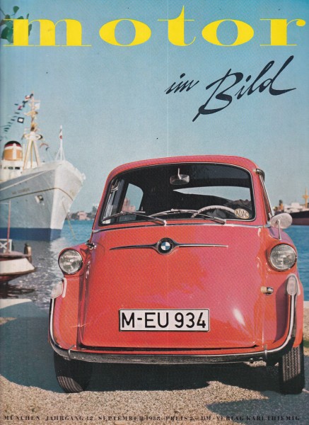 Motor im Bild - 1958 September