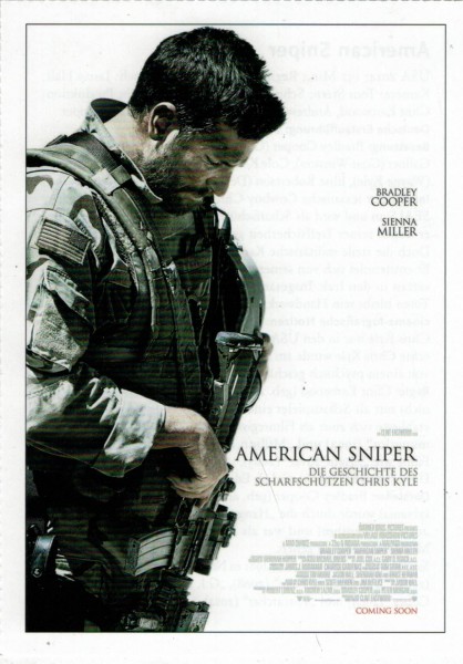Cinema Filmkarte "American Sniper"