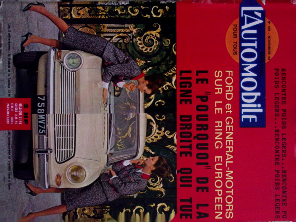 L´Automobile No. 199 - Novembre 1962