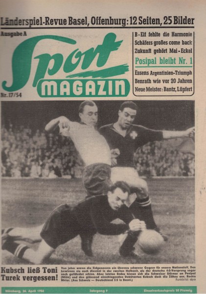 Sport Magazin - 1954 17 A - 26. April 1954