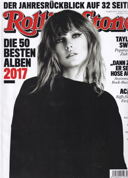 Rolling Stone 2018-01 Januar - Ausgabe 279 - Taylor Swift, AC/DC, Glen Hansard - mit CD