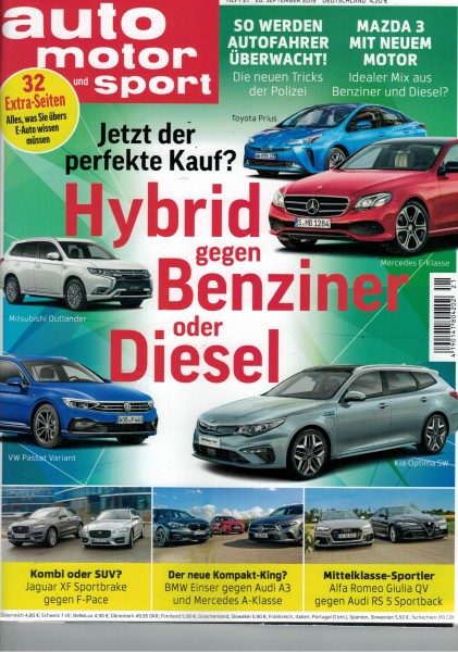Auto Motor und Sport 2019 Heft 21-26.09.2019