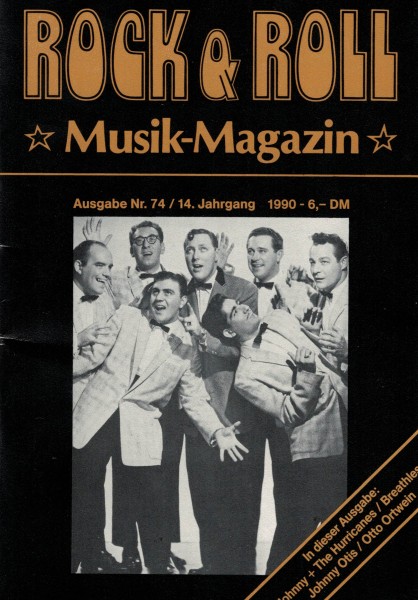 Rock & Roll Musik Magazin - Heft 74 - 1990 - Johnny + The Hurricanes, Breathless, Johnny Otis