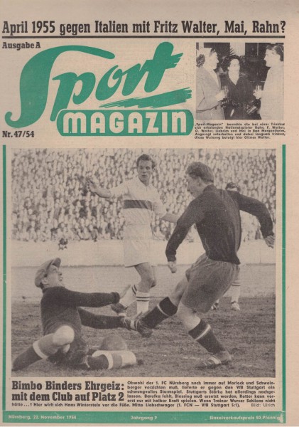 Sport Magazin - 1954 47 A - 22. November 1954