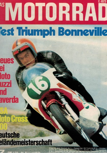 Das Motorrad - 1971 - Heft 17 - Triumph Bonneville