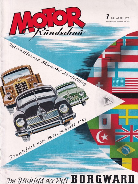 Motor Rundschau 1951 Heft 07 - 10.04.1951 - Tornax T 175, BMW 1951