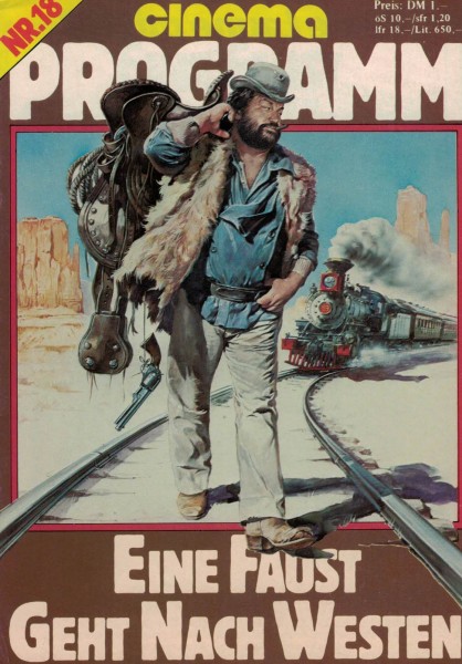 Cinema Filmprogramm Nr. 18 - Eine Faust geht nach Westen - Bud Spencer
