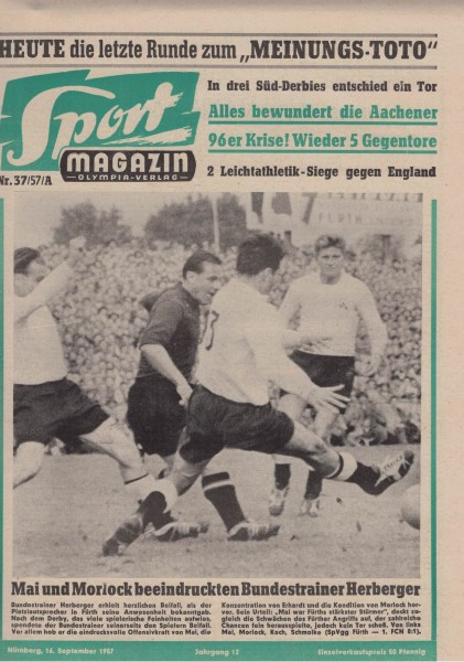 Sport Magazin - 1957 37 A - 16.09.1957