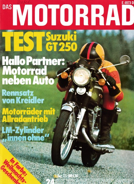Das Motorrad - 1973 - Heft 24 - Suzuki GT 250