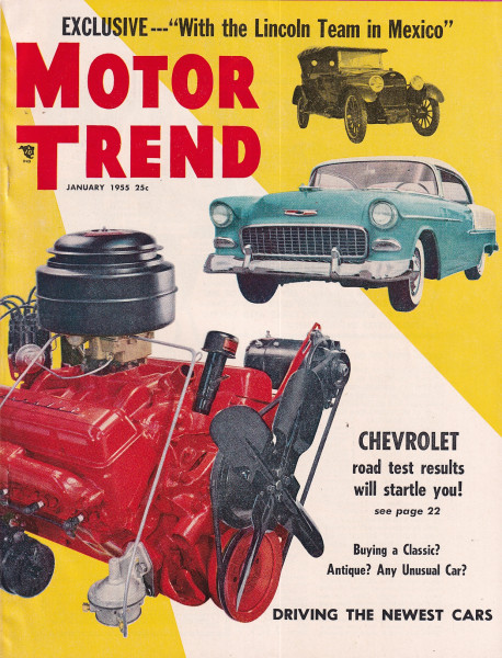 Motor Trend - 1955 January