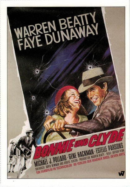 Cinema Filmkarte "Bonnie und Clyde"