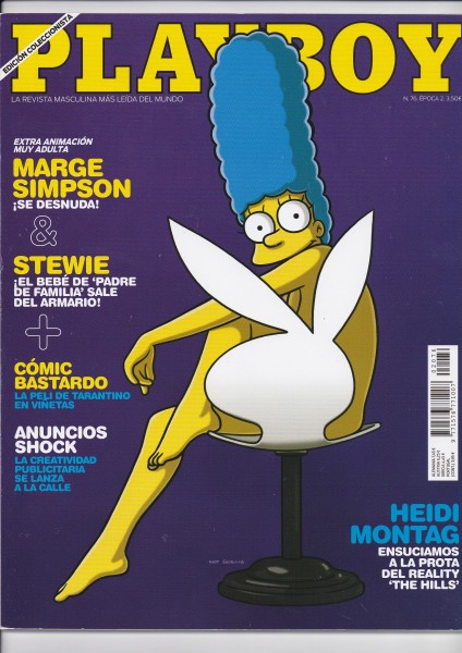 Playboy Spanien 2009 - Sonderausgabe Marge Simpson