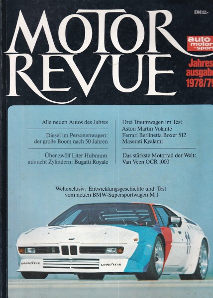 Motor Revue - 1978/79 - Jahresausgabe