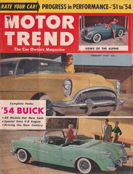 Motor Trend - 1954 February