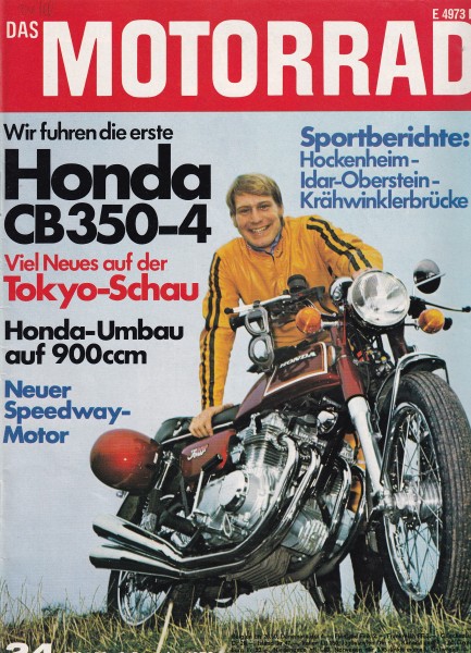 Das Motorrad - 1972 - Heft 24 - Honda CB 350-4, Benelli 750